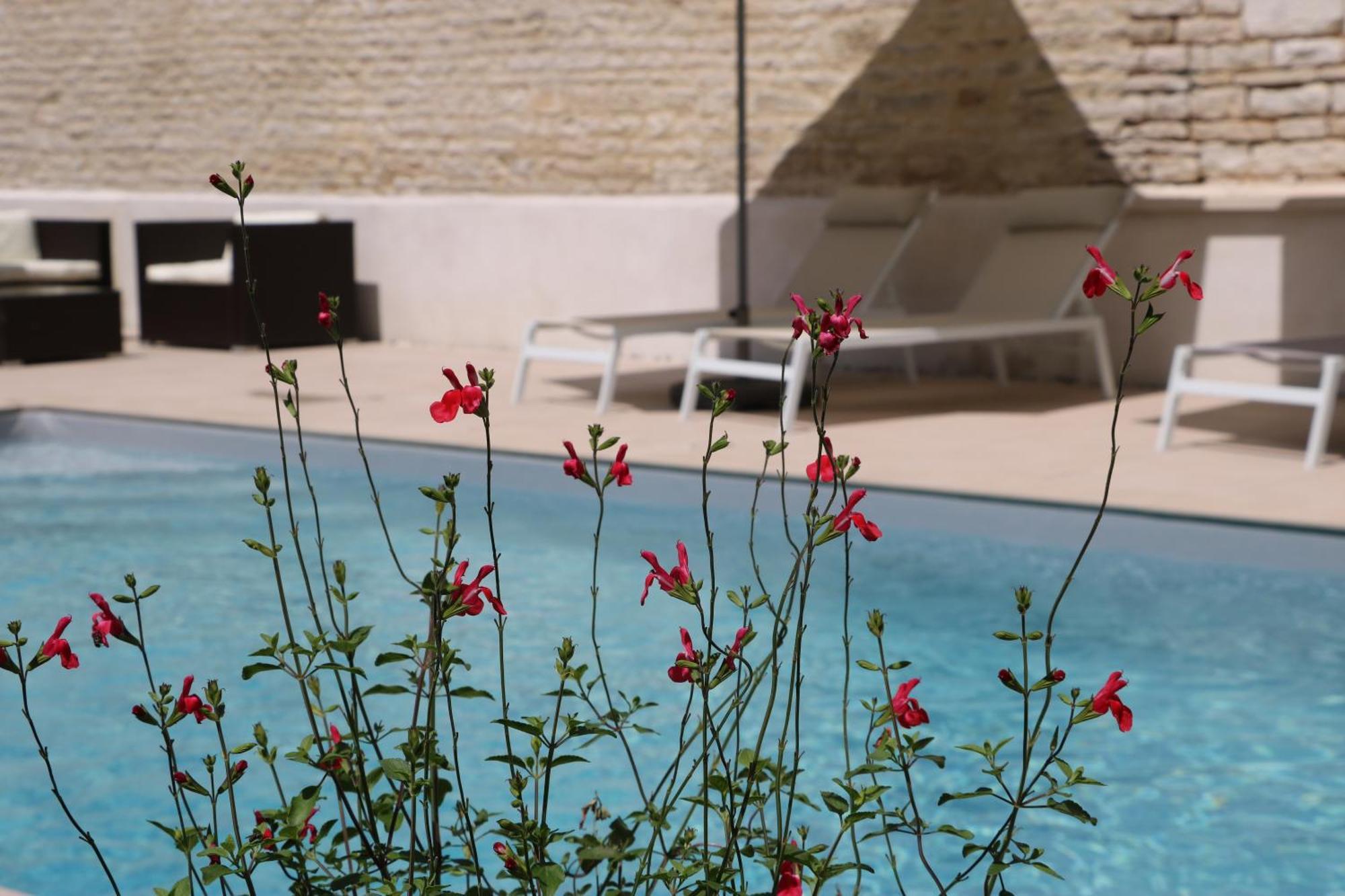 La Villa Lombardi En Champagne, Avec Piscine Privee Et Jacuzzi Les Riceys Exteriér fotografie