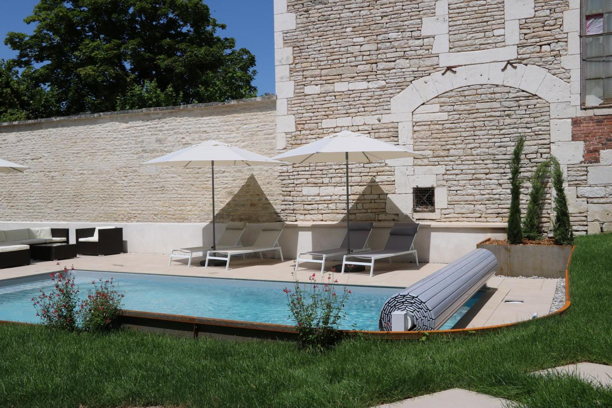 La Villa Lombardi En Champagne, Avec Piscine Privee Et Jacuzzi Les Riceys Exteriér fotografie